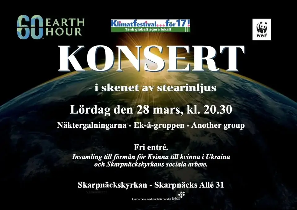 Earth Hour med Näktergalningarna, Ek-å-gruppen och Another Group