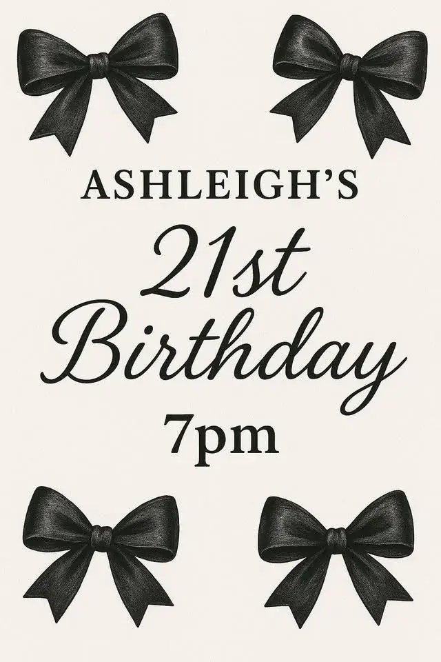 ashleigh's 21st birthday party