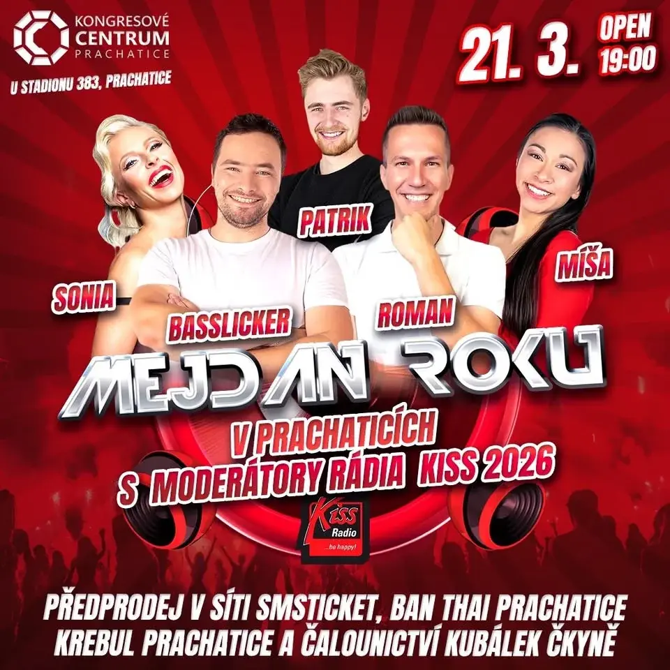 MEJDAN ROKU V PRACHATICÍCH s moderátory Rádia Kiss 21.3.2026