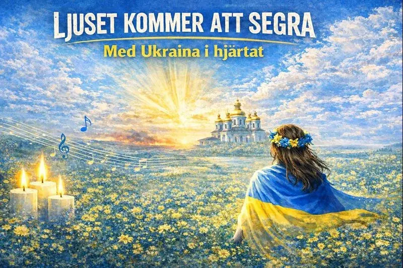 Ljuset kommer att segra. Med Ukraina i hjärtat