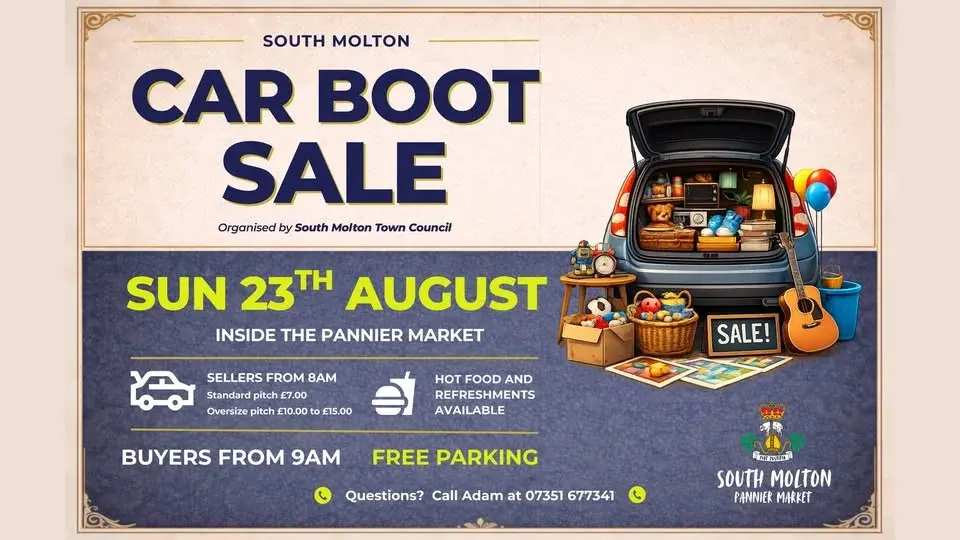 South Molton Indoor Car Boot Sale
