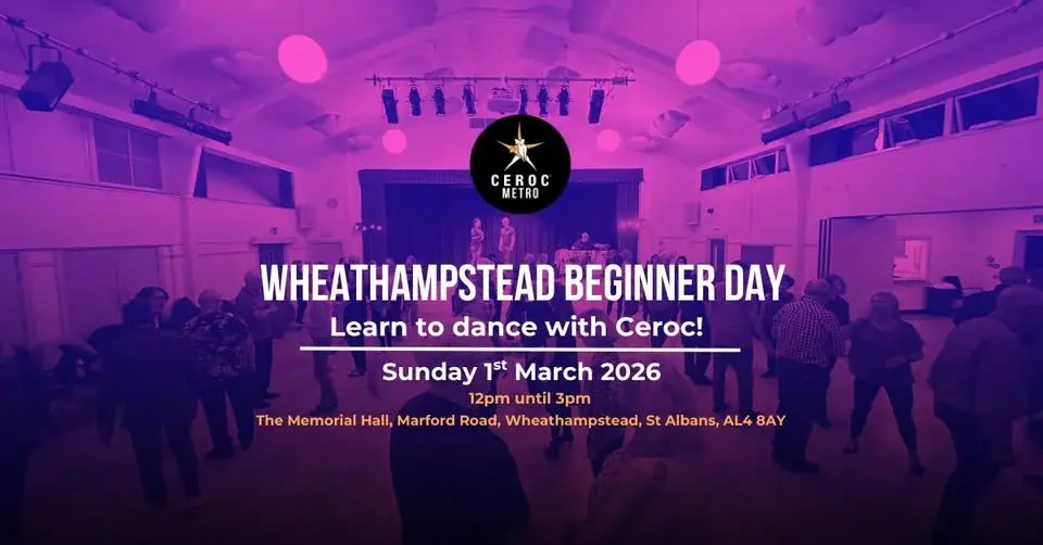 Ceroc Beginner Day Wheathampstead - Sunday 1st March 2026