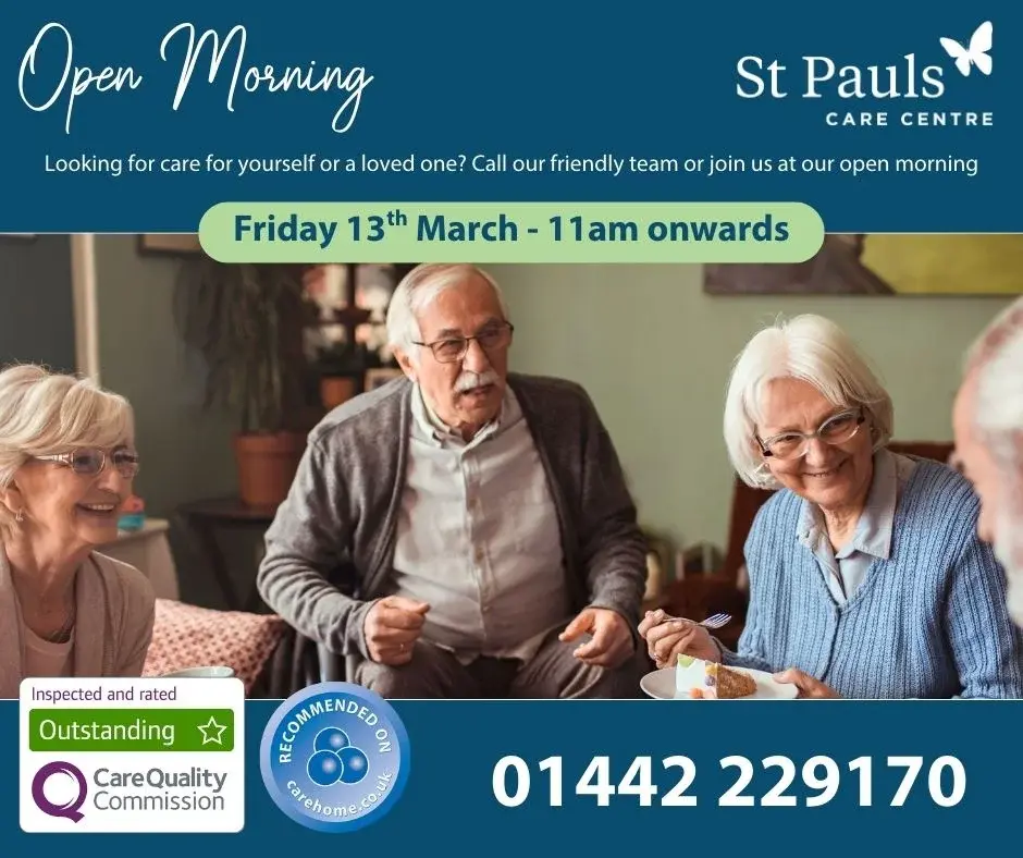 St Pauls Care Centre Open Day - Friday 13th March