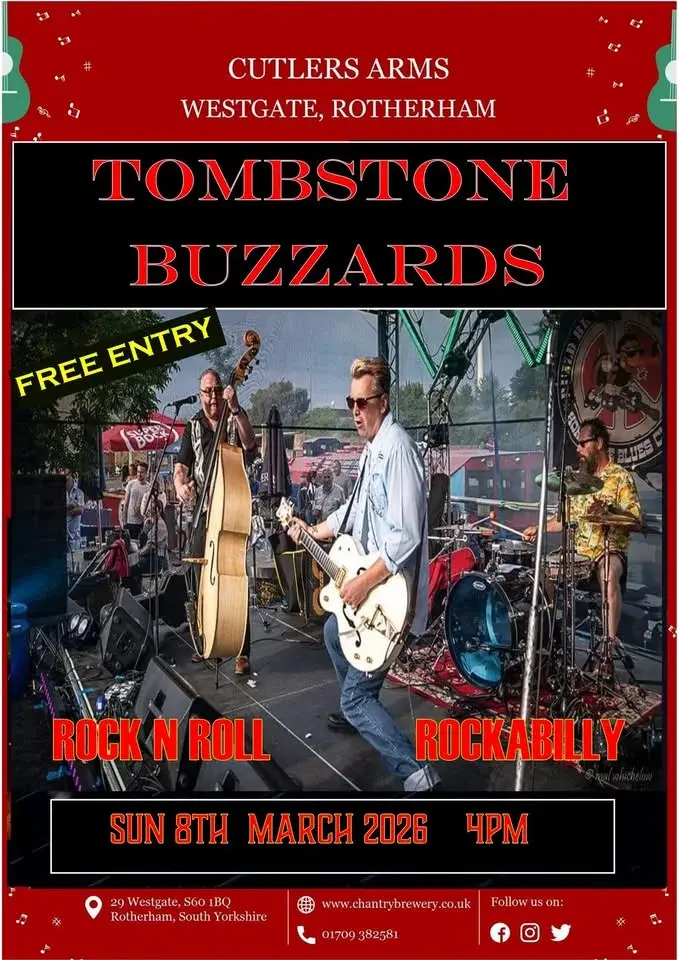 TOMBSTONE BUZZARDS FREE ENTRY