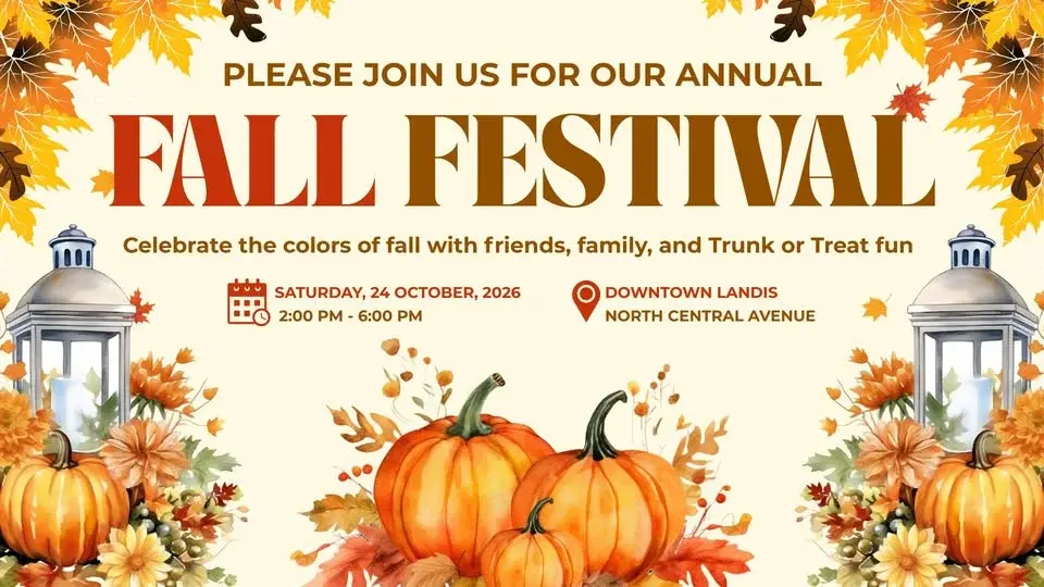 🍂Landis Annual Fall Festival & Truck-Or-Treat🎃
