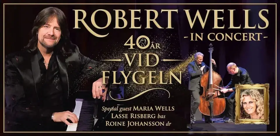 Robert Wells - 40 år vid flygeln
