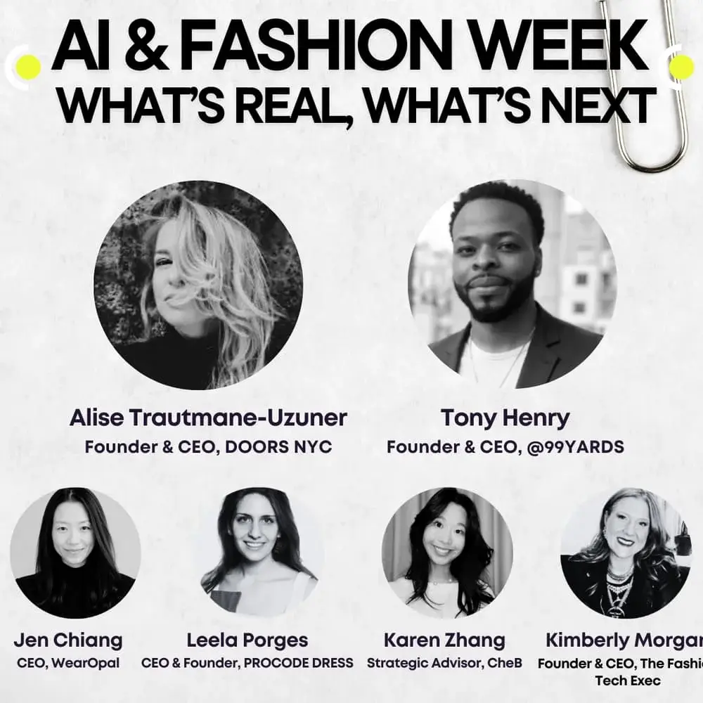 AI & Fashion Week: AI, Smart Clothing, What’s Real,and What’s Next
