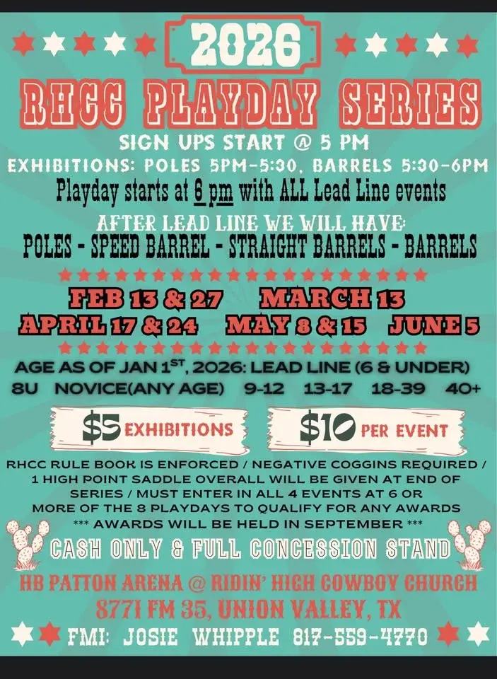 2026 RHCC PlayDay Series