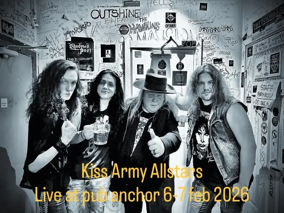 Kiss Army Allstars live unmasked på pub anchor