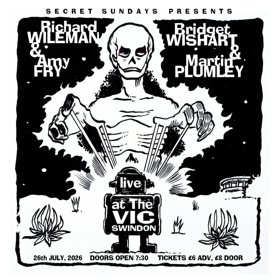 Richard Wileman & Amy Fry + Bridget Wishart & Martin Plumley live @ The Vic, Swindon