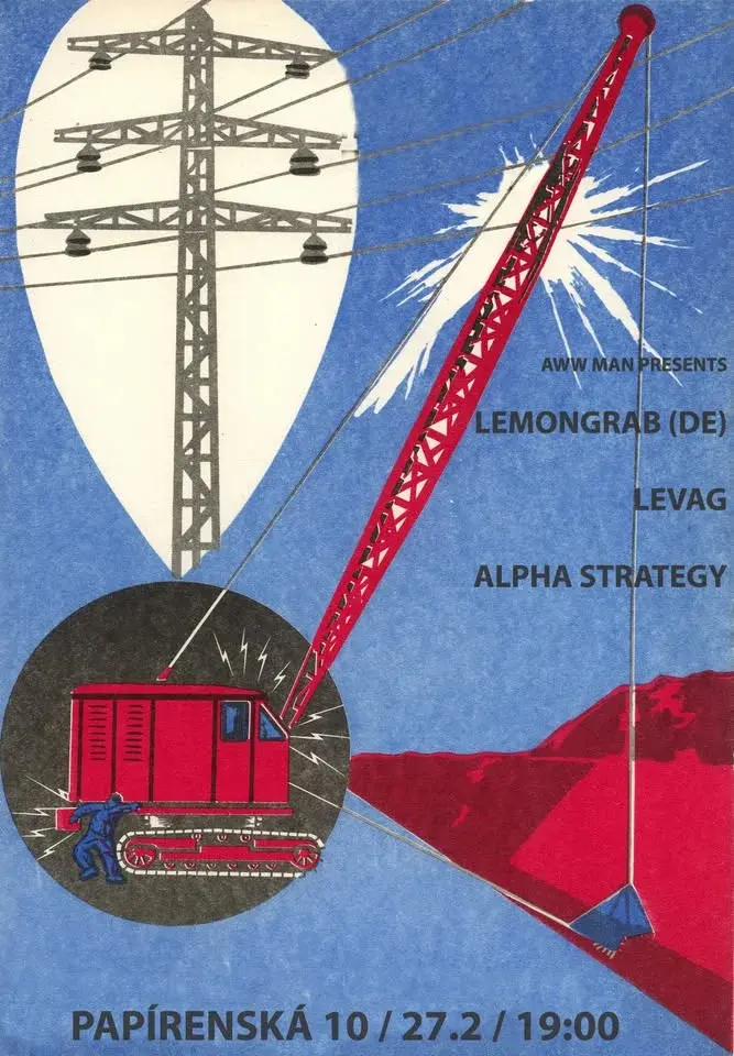 AWW MAN: Lemongrab (post-punk DE) / LEVAG / Alpha Strategy