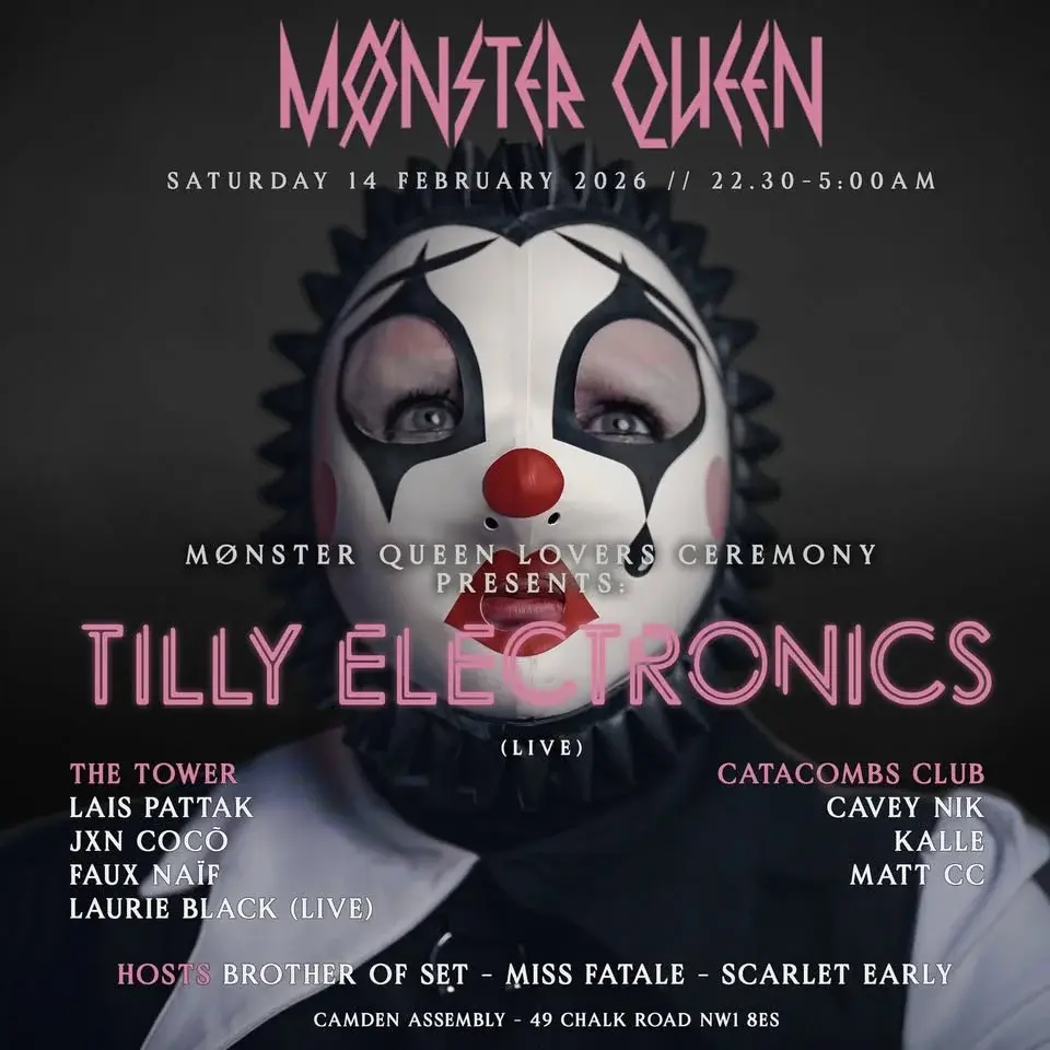 MØNSTER QUEEN - THE LOVERS CEREMONY PRESENTS: TILLY ELECTRONICS (DE)