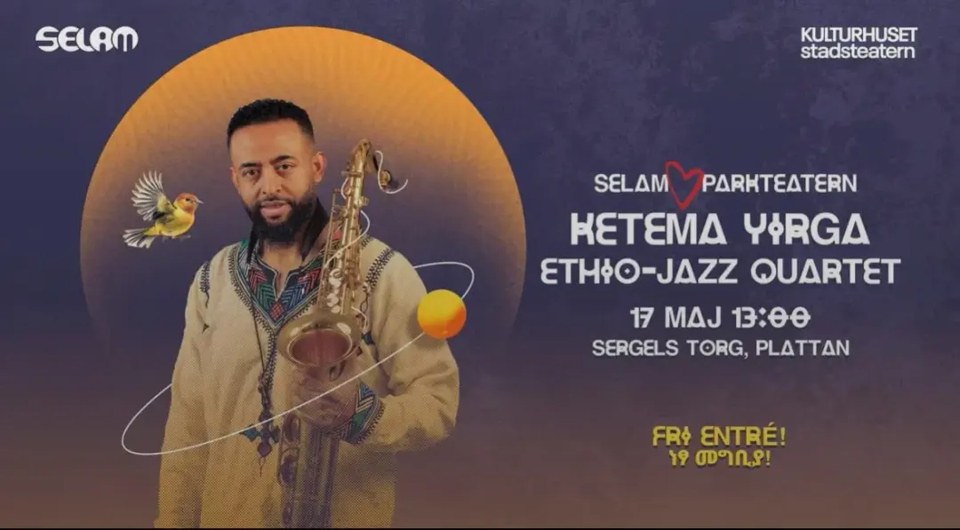 Selam♡Parkteatern: Ketema Yirga Ethio-Jazz Quartet 🎷✨