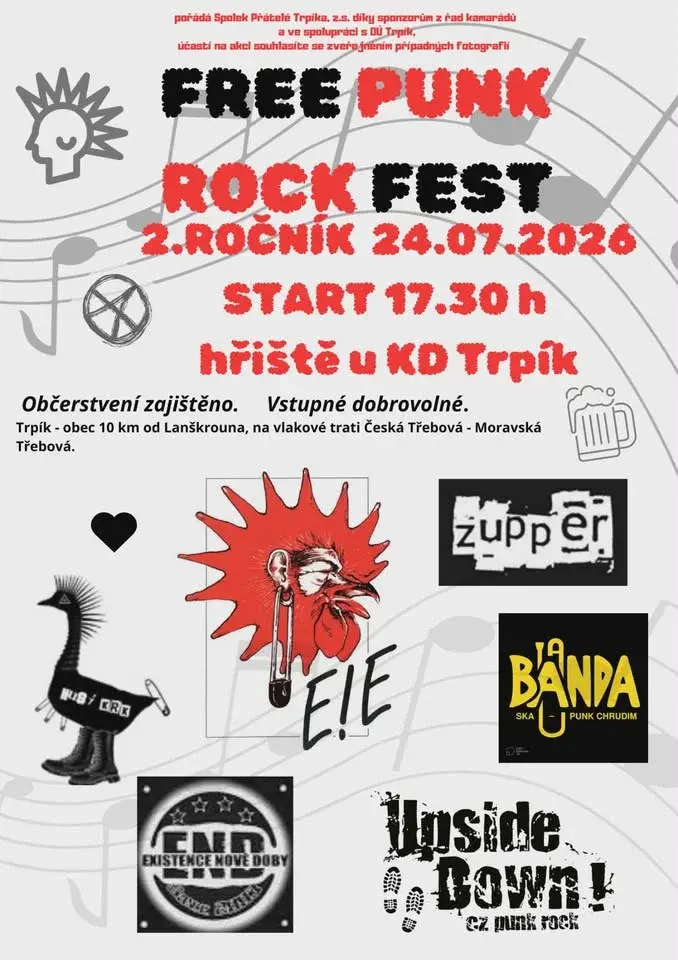 FREE PUNK ROCK FEST 2 ročník 