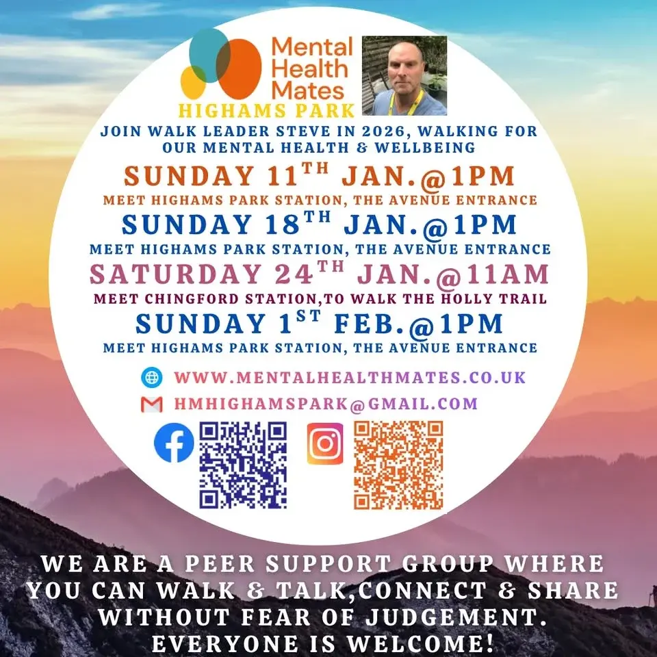 Mental Health Mates Walk & Talk Peer Support Group 