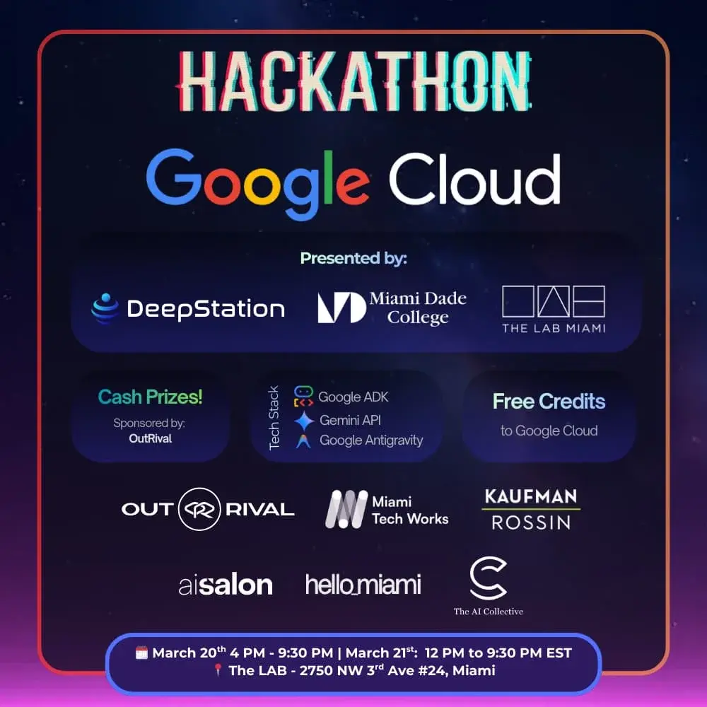 Google Hackathon with DeepStation, MDC, and The LAB ๐ค