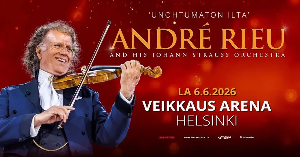 André Rieu (NL), Veikkaus Arena, Helsinki 6.6.2026