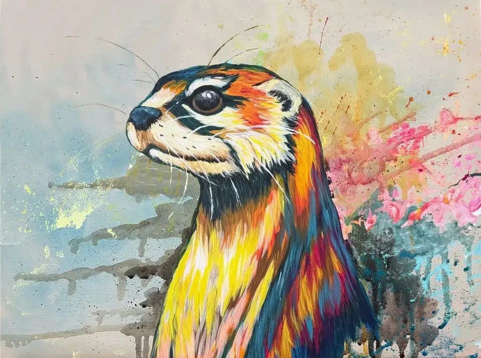 🎨 Join Brush Party with Samantha to paint "Otterly Fabulous” in Royal Wootton Bassett!🥂