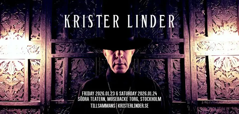 KRISTER LINDER - LIVE AT SÖDRA TEATERN