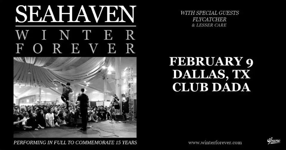 Seahaven: Performing Winter Forever in full to commemorate 15 years | Club Dada