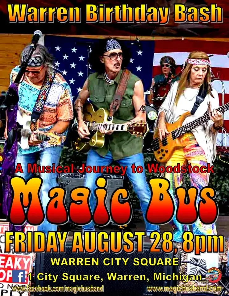 Magic Bus at Warren Birthday Bash