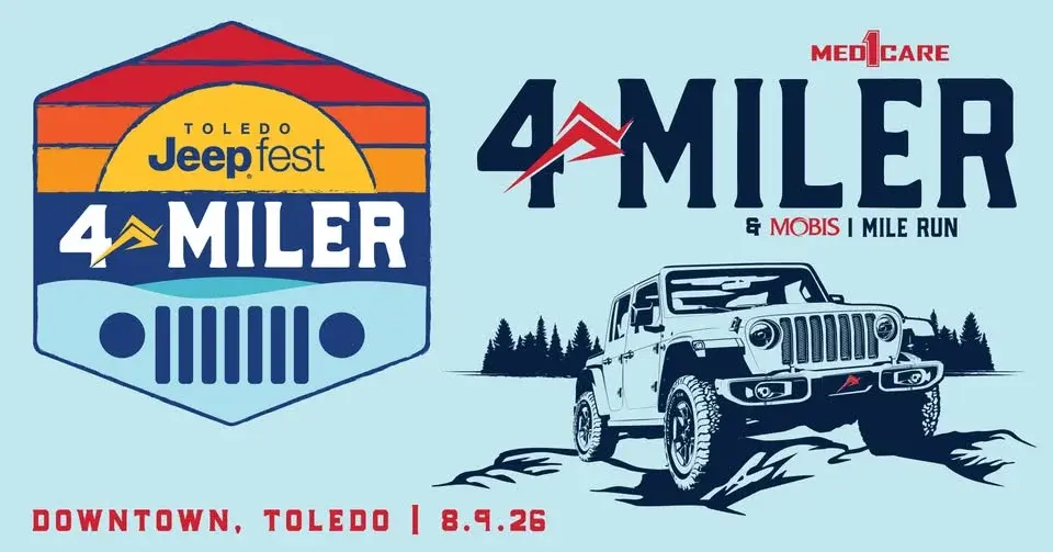 Toledo Jeep Fest 4-Miler, Walk & Virtual Cruise