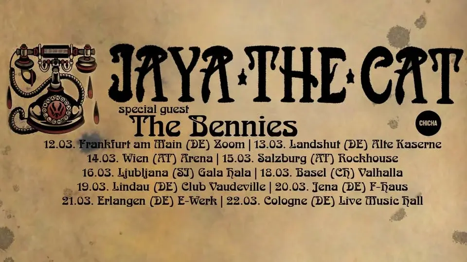 Jaya The Cat + The Bennies I Arena Wien
