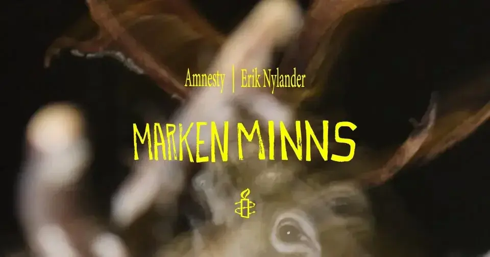 VERNISSAGE MARKEN MINNS - AMNESTYxERIK NYLANDER