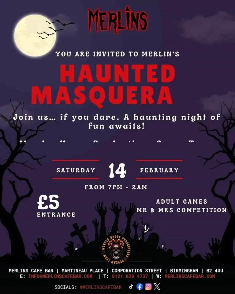 Merlin's HAUNTED MASQUERADE BALL
