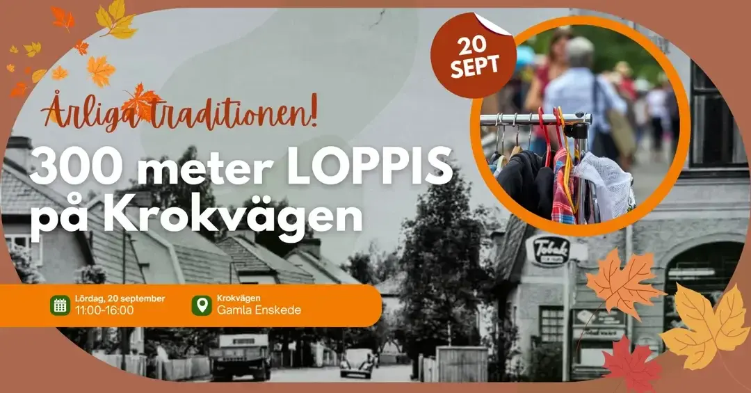 300 meter LOPPIS på Krokvägen - Gamla Enskede
