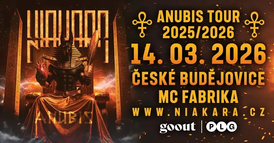 Anubis Tour 2025/2026 - České Budějovice / MC Fabrika