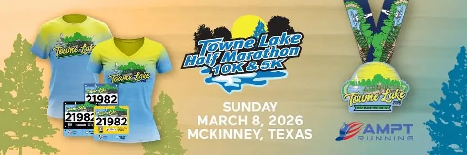 2026 Towne Lake Half Marathon, 10K & 5K