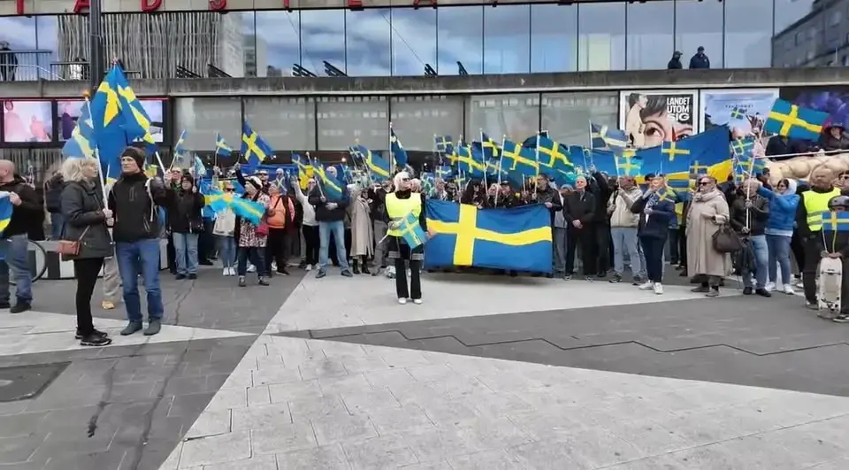 Manifestation ”För Sverige”
