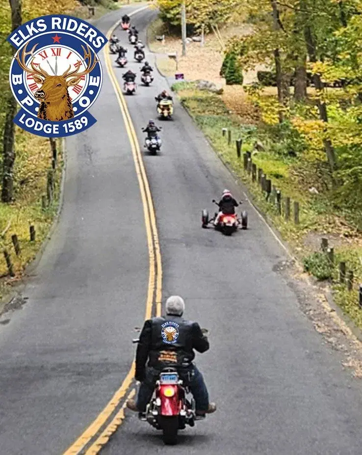 Milford Elks Riders Patch In Ceremony