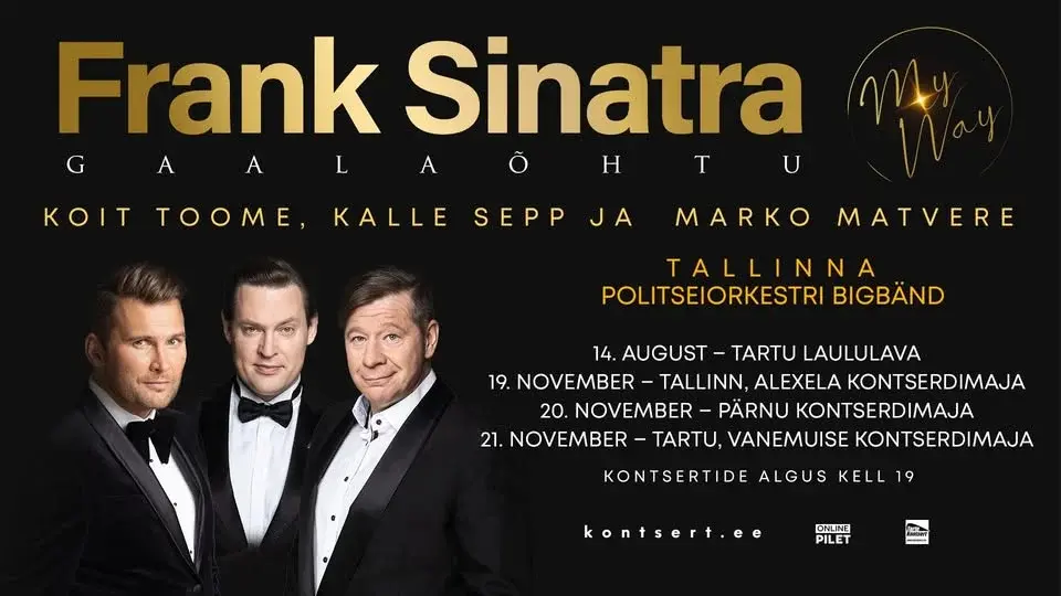 Tartu - Frank Sinatra gaalaõhtu "My Way"