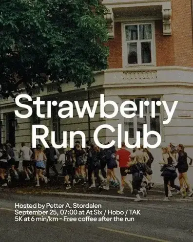 🏃‍♂️ Strawberry Run Club @ Hobo