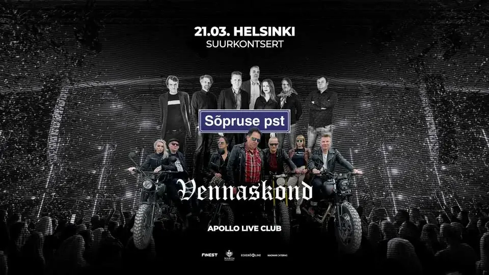 21.03.2026 Helsingis: Vennaskonna ja Sõpruse Puiestee suurkontsert
