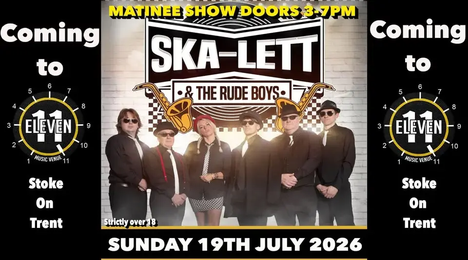 Lady Ska-lett & the rude boys Sunday matinee show live at Eleven Stoke
