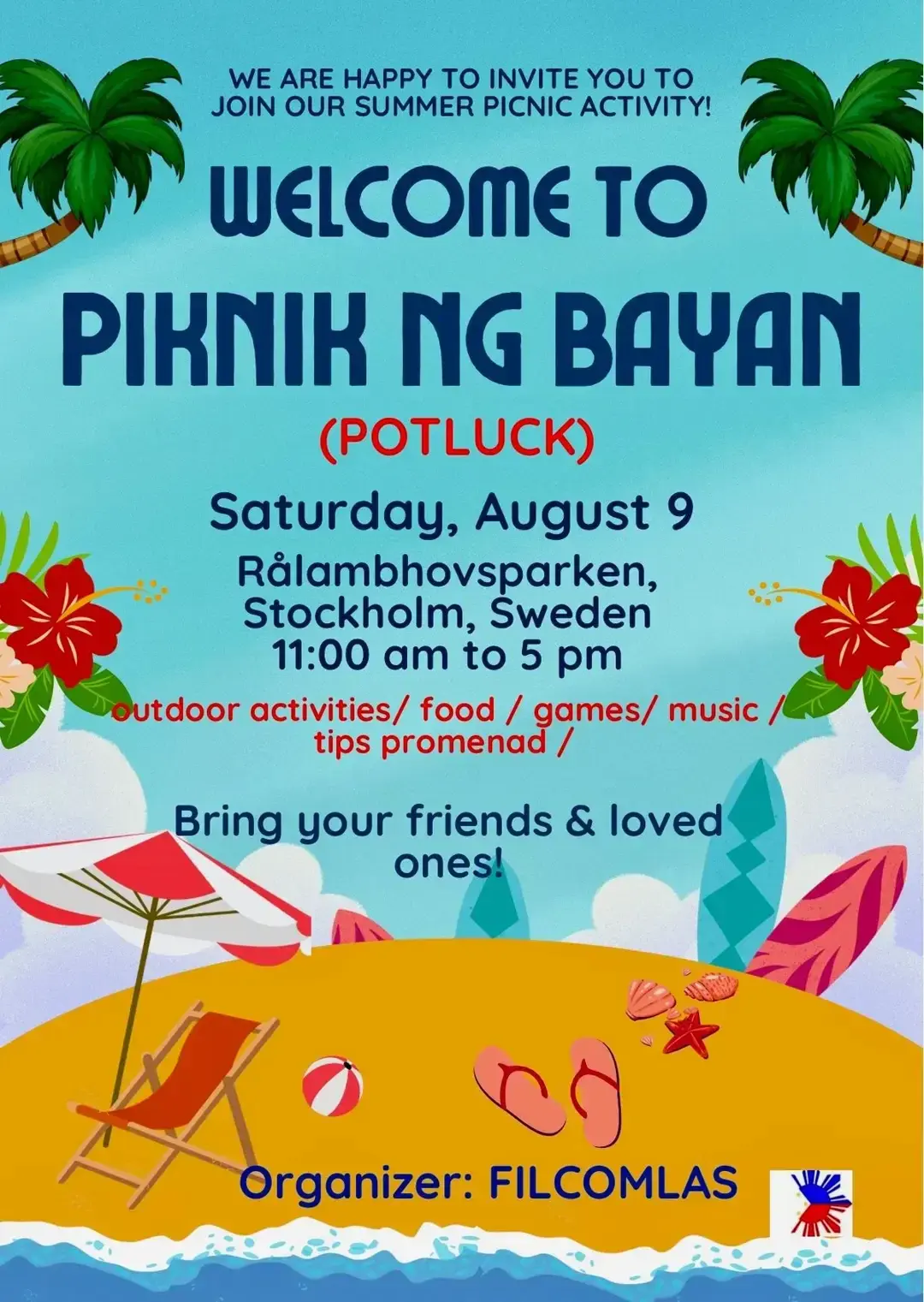 🇵🇭 PIKNIK NG BAYAN - Filipino Community Summer Event