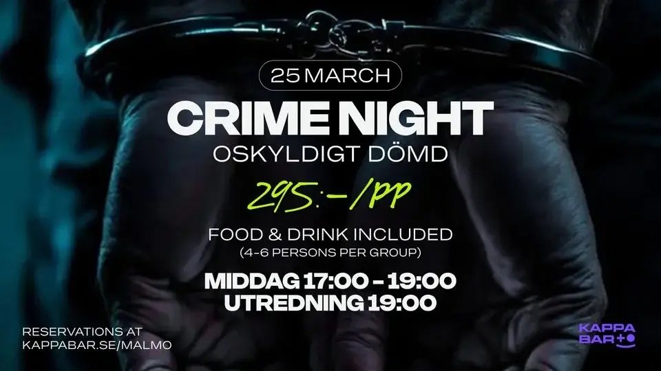Crime Night - Oskyldigt Dömd!