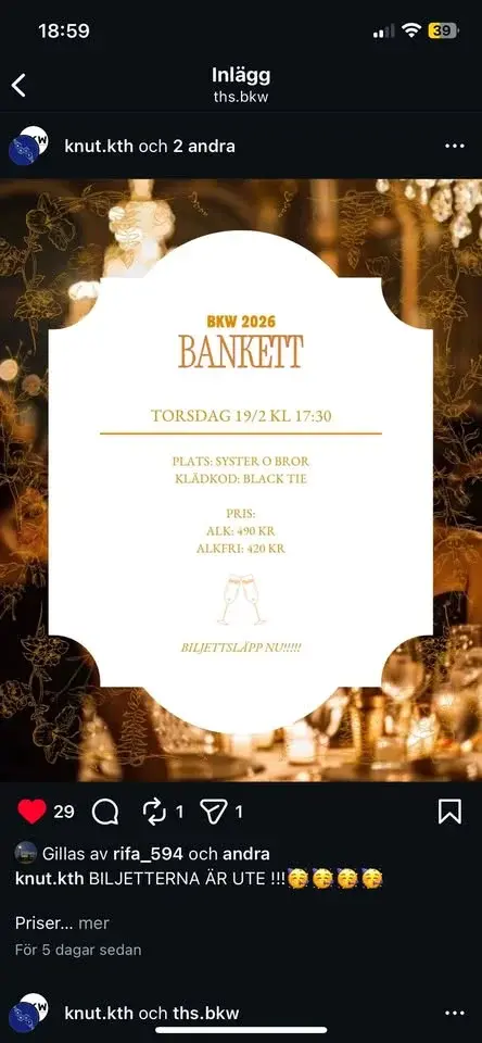 BKW Bankett 2026