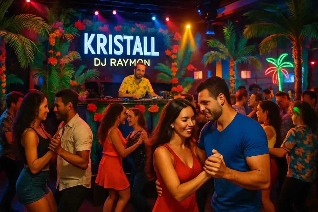 Salsa med DJ Raymon på Kristall La Terraza 💃🕺🌴