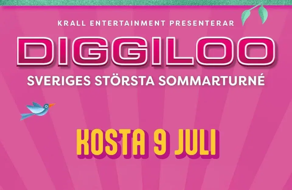 DIGGILOO kommer åter till Kosta