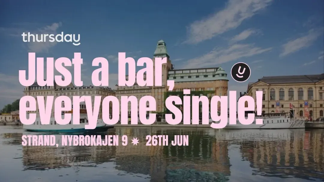 đ Thursday Stockholm â Singelevent pĂ„ STRAND! đđž