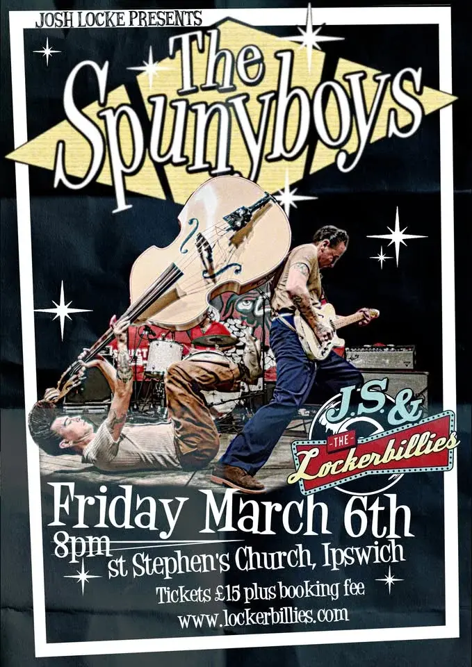 The Spunyboys + J.S. & the Lockerbillies at St Stephen's Church, Ipswich