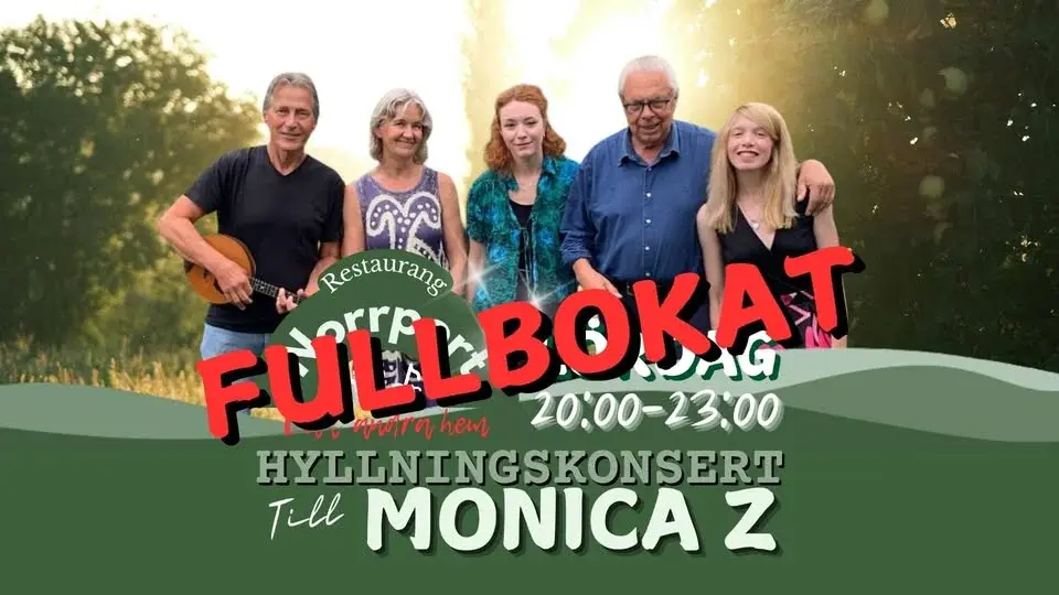 Hyllningskonsert till Monica Z på Norrport