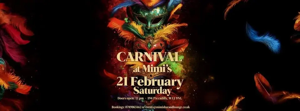 Carnival Madness at Mimi’s - Saturday 21st of February!
