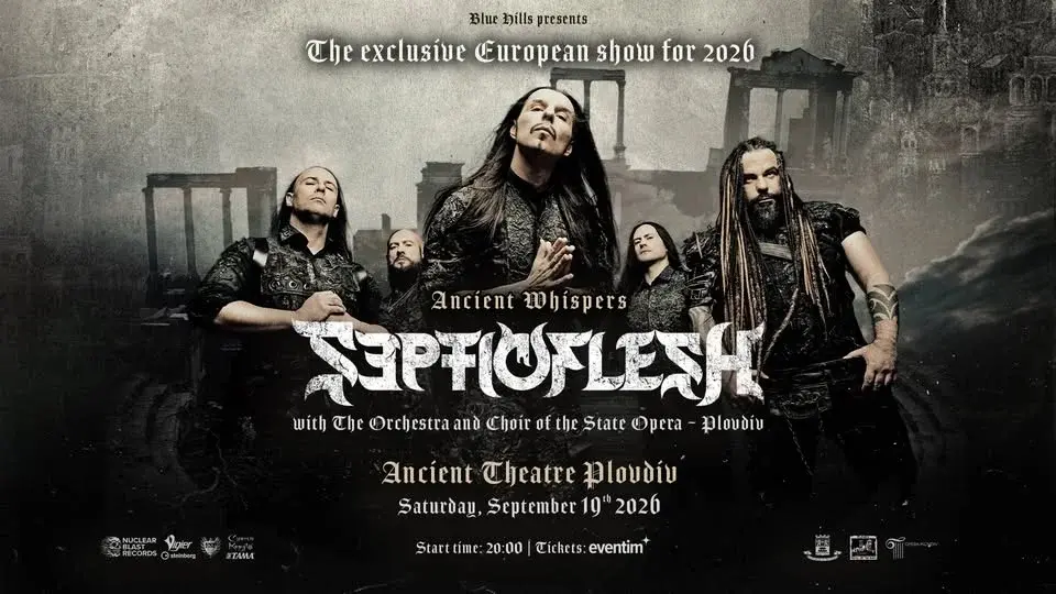 Septicflesh 🇬🇷 | Orchestra & Choir of Opera Plovdiv | Plovdiv Ancient Theatre  | 19 September 2026