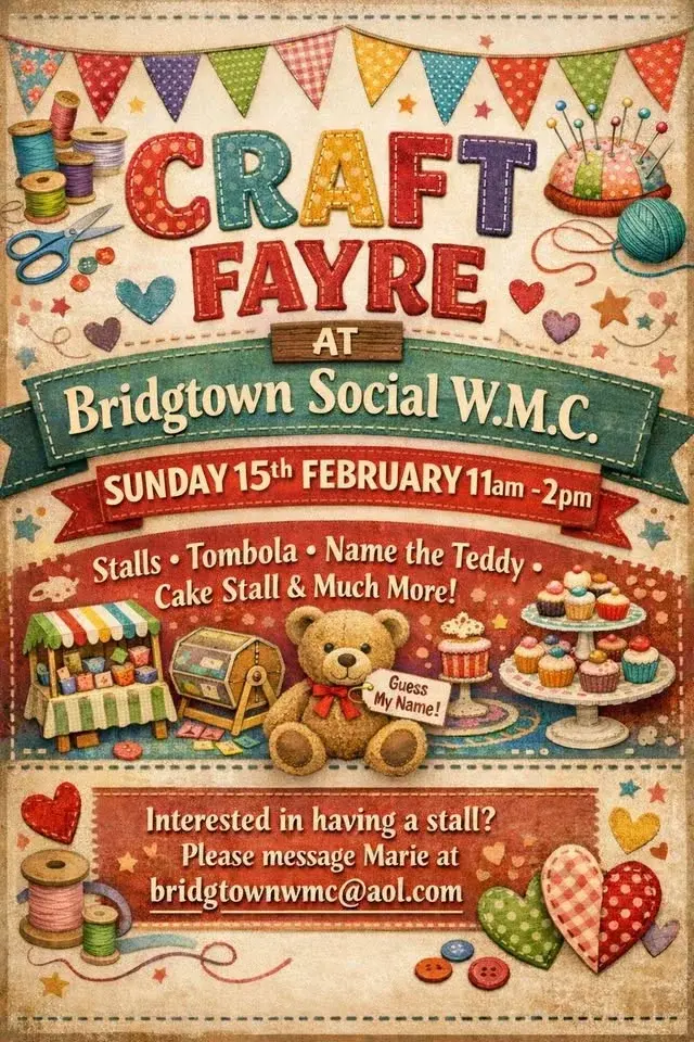 CRAFT FAYRE at BRIDGTOWN SOCIAL