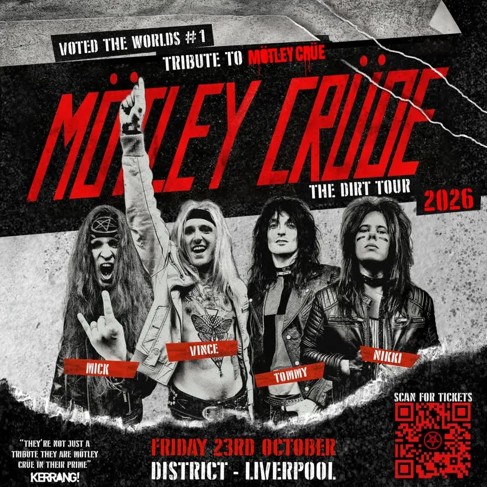 Mötley Crüde - The Dirt Tour 2026 - District - Liverpool